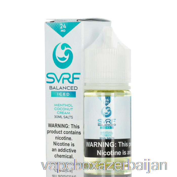 Vape Azerbaijan ICED Balanced - SVRF SALTS E-Liquid - 30mL 48mg